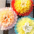 15 Multi Color Tissue Paper Pom Poms - 10 inch