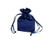 Navy satin bag