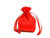Red satin bag