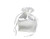 White satin bag