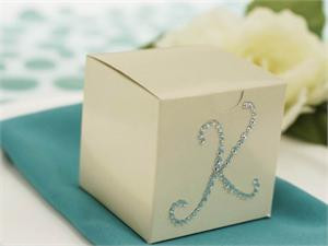 100 Personalized Large Diamond Letters 3x3x3 Boxes