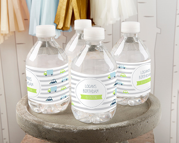 Personalized Water Bottle Labels - Precious Cargo (Set of 24)