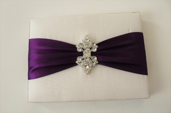 Dupioni Silk / Satin Box Invitation - DSC-0700