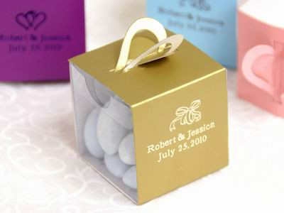 Personalized Gold Wrap Box