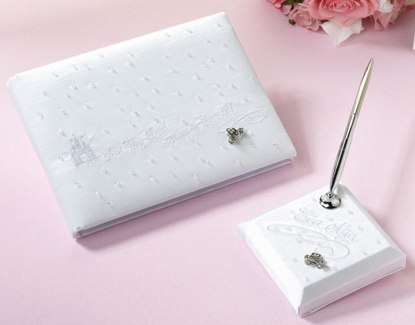 Happily Ever After Guest Book with Pen Set 