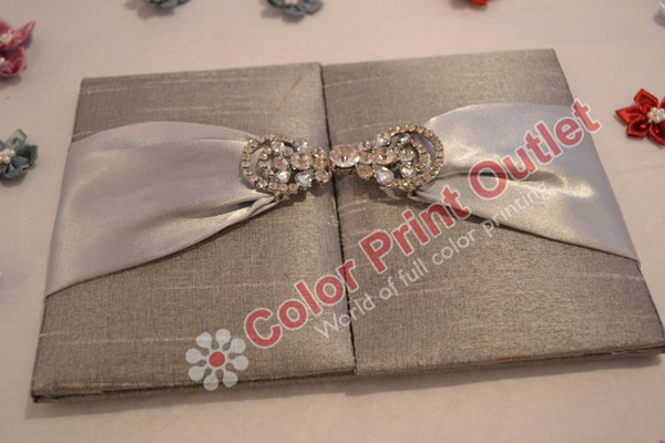 Satin/Silk Folio Invitation --- DSC-103