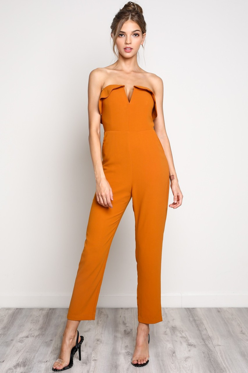 suede jumpsuit