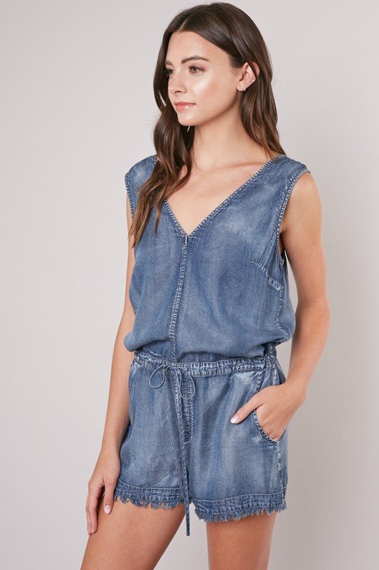 romper denim