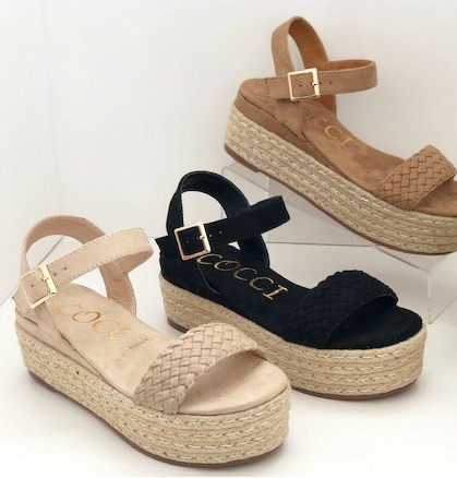 braided platform sandals