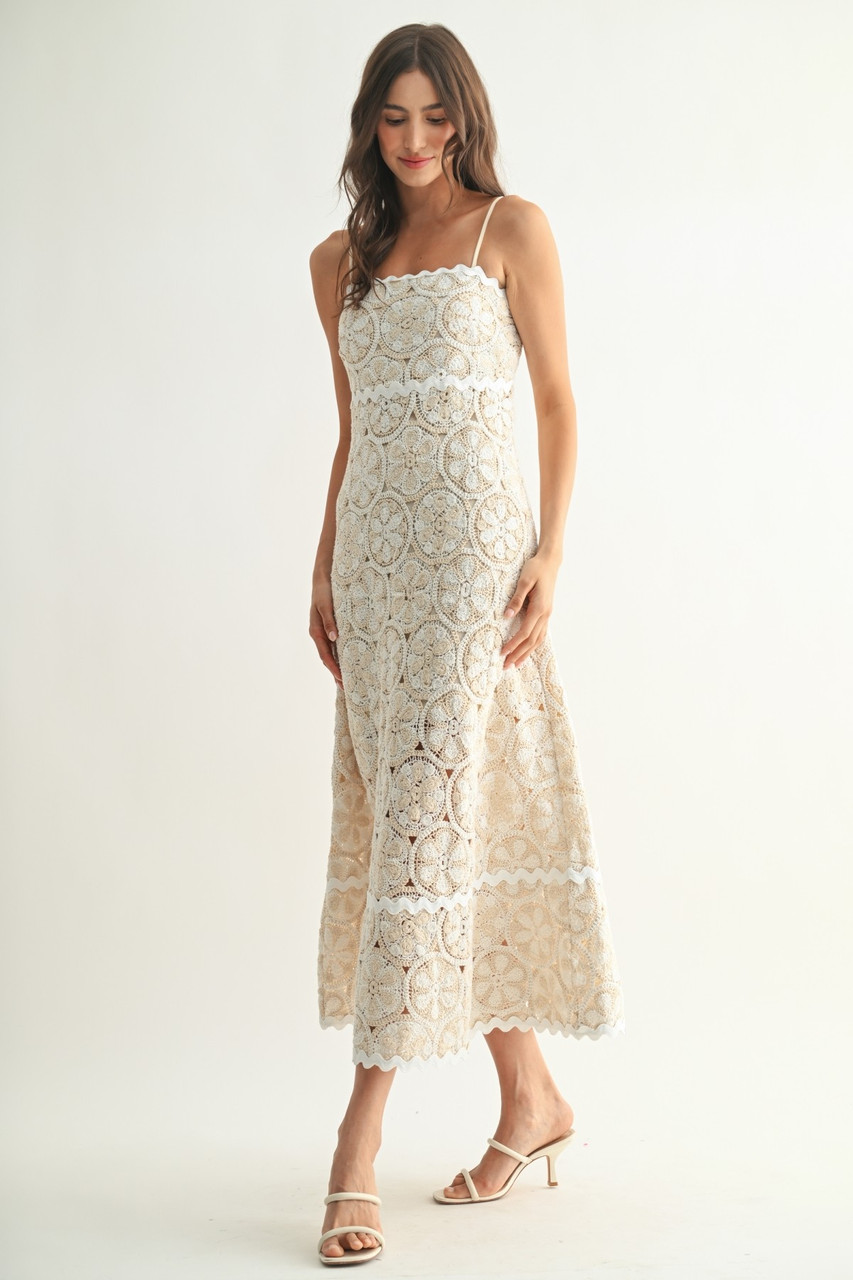 Crochet Lace Maxi Dress Crochet Lace Maxi Dress