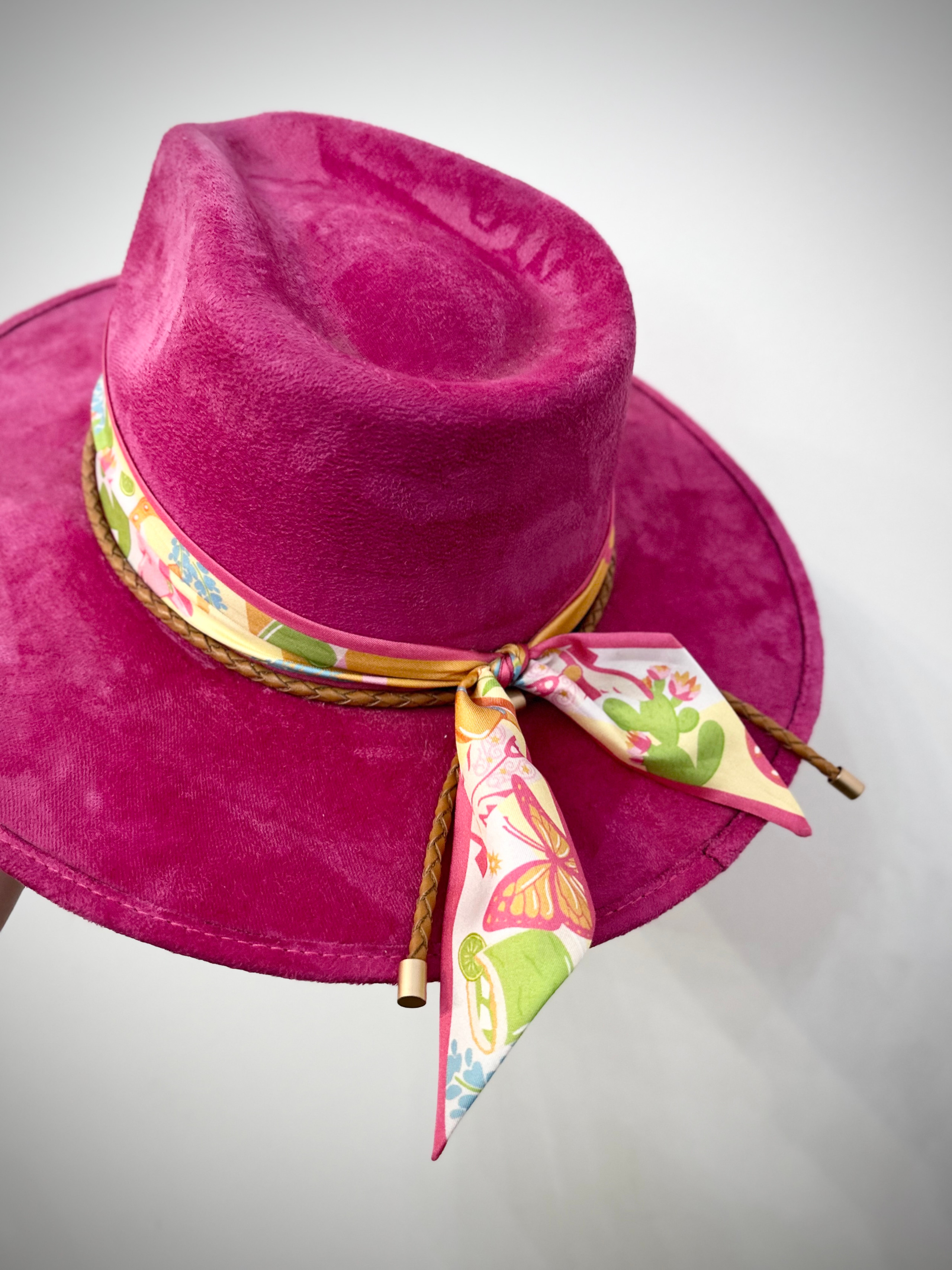 Austin Custom Hat Bar with Hats, Hat bands, Feathers, Trim, and More!