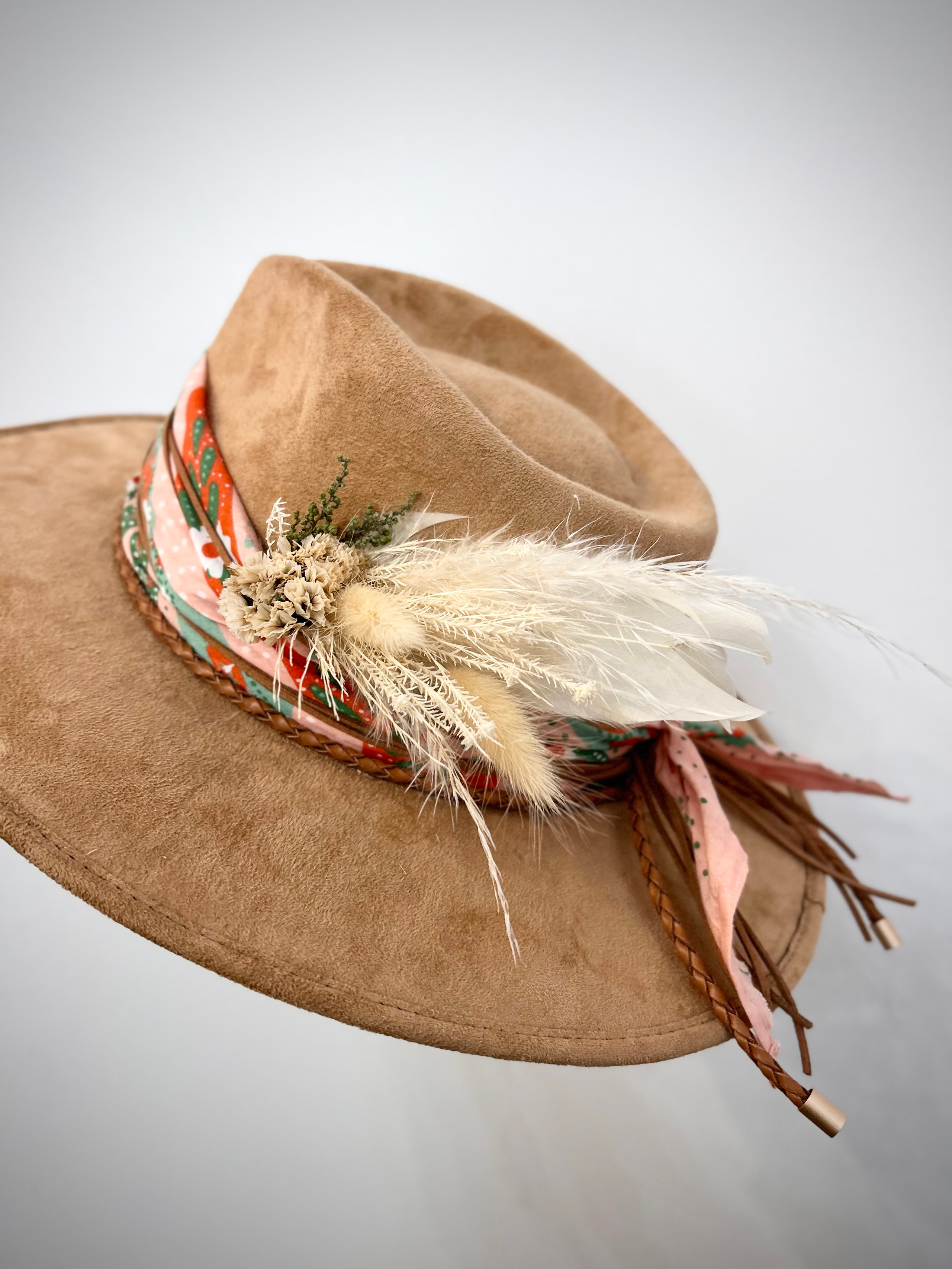 Austin Custom Hat Bar with Hats, Hat bands, Feathers, Trim, and More!