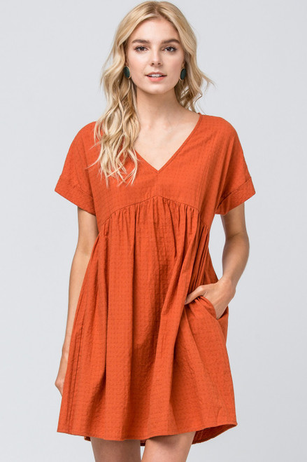 Burnt Orange Dress For University Of Texas Gameday