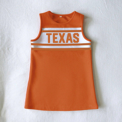 Burnt Orange Cheer Dress