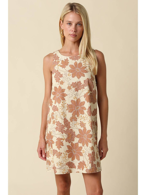 Floral Shift Mini Dress