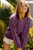 Purple Pearl Beaded Sweater