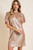 Rosegold Short Sleeve Dress