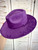 Purple Vegan Suede Hat