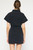 Black Denim Short Sleeve Dress