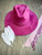 Pretty in Pink---DIY Hat Kit (Wide Brim)