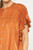 Rust Ruffle Detail Top