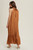 Burnt Orange Halter Maxi Dress