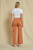 Burnt Orange High Rise Wide Leg Jeans