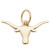 Longhorn Charm