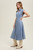 Denim Button Down Midi Dress