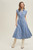 Denim Button Down Midi Dress