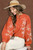 Cotton Long Sleeve Shirt White Embroidery