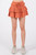 Burnt Orange Tiered Mini Skort Burnt Orange Tiered Mini Skort
