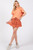 Burnt Orange Tiered Mini Skort Burnt Orange Tiered Mini Skort