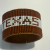 Burnt Orange White Striped Texas Cuff
