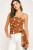 Polka Dot Strapless Top