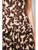 Cow Print Drop Waist Maxi Dress