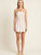 White Scallop Trim Dress