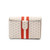 White Burnt Orange Stripe Stadium Approved Bag
