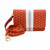 Burnt Orange White Stripe Stadium Bag