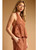 Burnt Orange Linen Halter Top