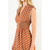 Polka Dot Zipper Front Dress