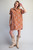 Short Sleeve Western Shirt Dress