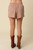 Burnt Orange Gingham Shorts