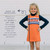 Burnt Orange Cheer Dress