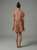 Terracotta Check Short Dress