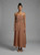Terracotta Gingham Seersucker Maxi Dress