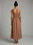 Terracotta Gingham Seersucker Maxi Dress