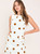 Ivory Polka Dot Front Pocket Dress