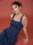 Sweetheart Denim Midi Dress