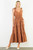 Tie Strap Polka Dot Midi Dress